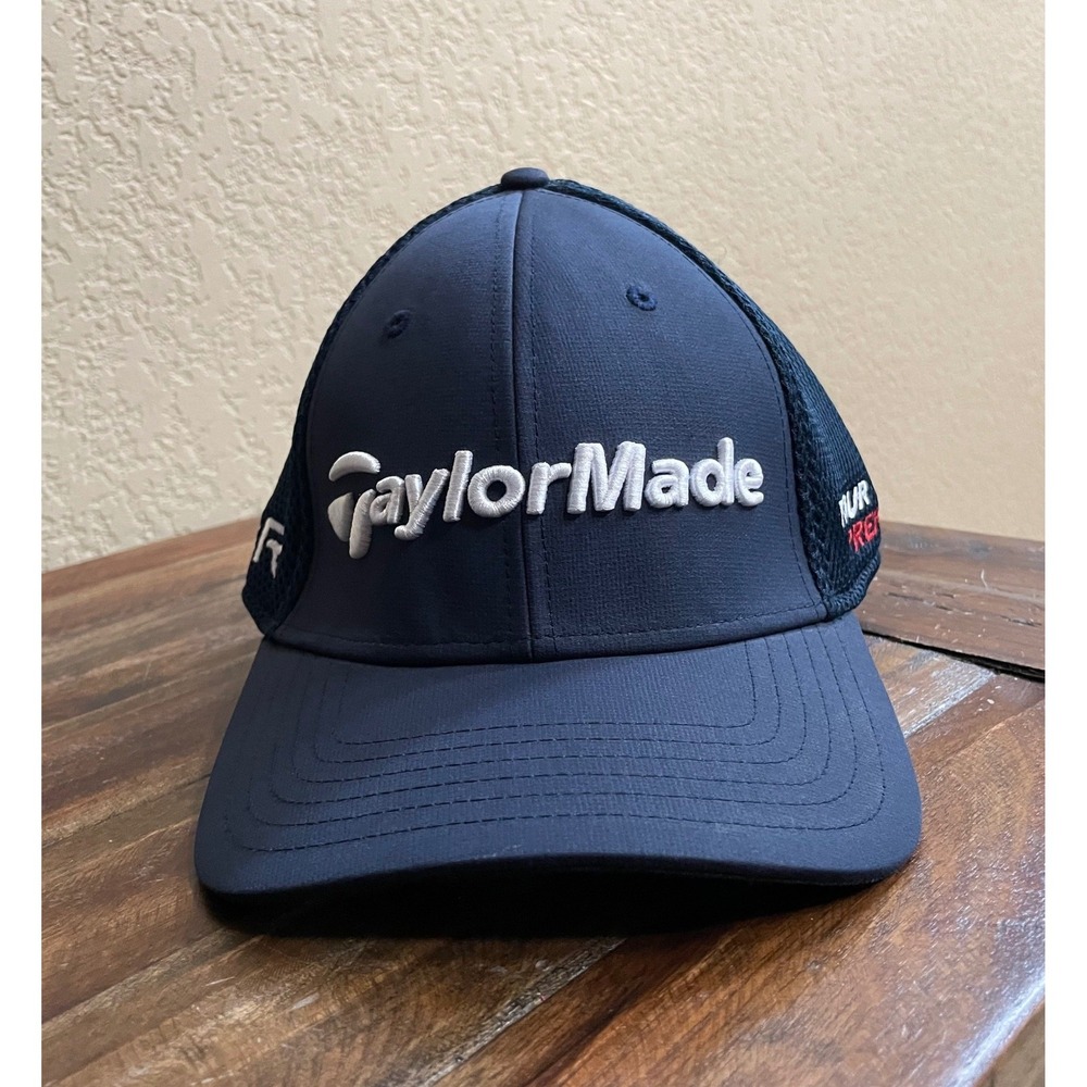 TaylorMade Tour Preferred SLDR Navy Mesh Flexfit‎ Golf Hat Cap S/M